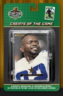 Produktbild von NFL-Legenden – Set 10 Sammelkarten von Autentice
