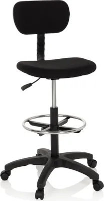 Produktbild von hjh OFFICE Counterstuhl TOP WORK 05 Arbeitsstuhl ohne Armlehnen Stoff