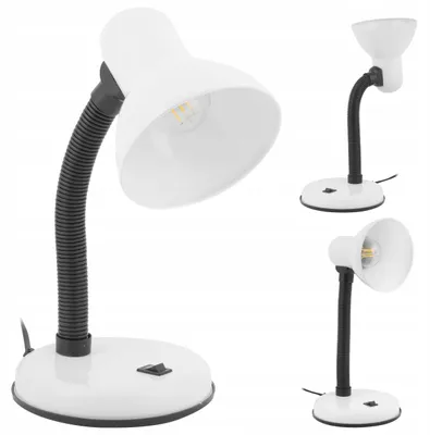 Produktbild von LEDLUX LED Schreibtischlampe Weiß Verstellbar für Lesen