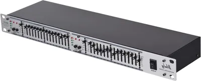Productafbeelding van Stereo Grafische Equalizer - Geluidsregelaar - Muziek Geluid Verbeteren - 15-Bands Per Kanaal - 1U Rack Mount - Zwart