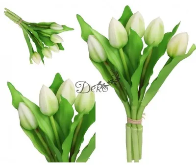 Immagine prodotto di Buquet Di Tulipani. Tulipani In Gomma. Realistici