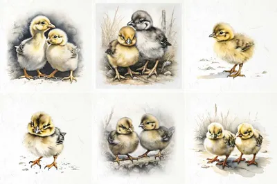 Immagine prodotto di Set di carta di riso - ITD - RSM109 Galline