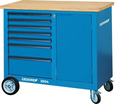 Produktbild von GEDORE 1504 0511 Rollwerkbank mit 7 Schubladen, 6622830