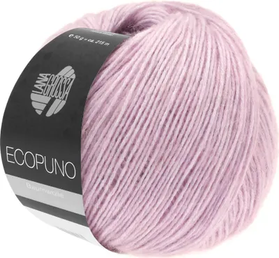 Produktbild von Lana Grossa ECOPUNO 50 g superweiches Ganzjahresgarn aus Baumwolle 80 Farben 215 m Farbe 008 - Flieder