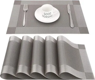 Produktbild von Famanu Platzset Set von 6 - Antirutsch und hitzebeständig, 45 cm x 30 cm