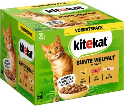 Produktbild von KiteKat MultiPack Bunte Vielfalt Sauce | 24x85g