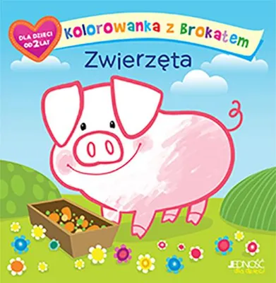 Image de Kolorowanka z brokatem Zwierzęta dla dzieci Ola Makowska