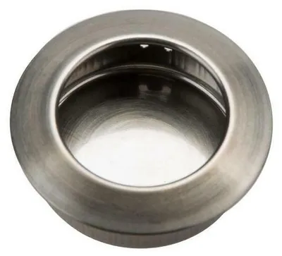Produktbild von Edelstahl Griffmulde Ø41mm Muschelgriff Möbelgriff Griffmuschel Muschel Griff A