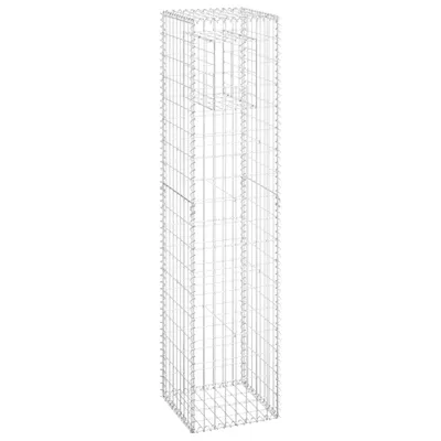 Image de vidaXL Colonne de gabion 40x40x180 cm Fer