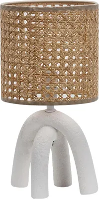 Immagine prodotto di Luxury - Lampada da tavolo Madrid - Grigio - Blocchi - H32xØ17 - Attacco E14 - Vetroceramica