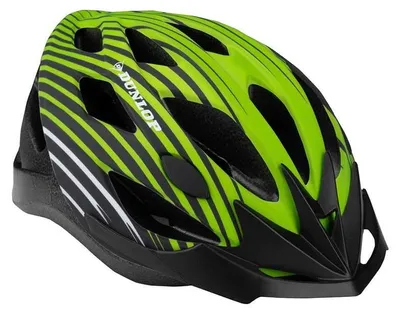 Image de Casque de vélo pour homme et femme, VTT, réglable, Dunlop, vert, taille L (58-61 cm)