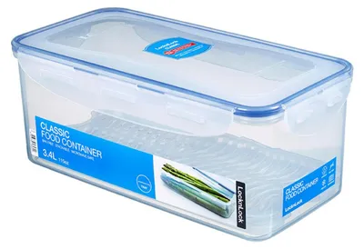 Produktbild von LocknLock PP Classic Vorratsdose mit Ablaufgitter | 3,4 L | 29,7 x 15,2 x 11,8 c