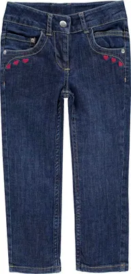 Produktbild von Kanz Mädchenjeans Denim Heart, Slim Fit, Baumwolle