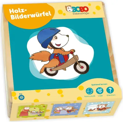 Produktbild von Trötsch Bobo Siebenschläfer Bilderwürfel Puzzle