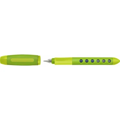 Produktbild von FABER-CASTELL Schul Füllhalter Scribolino für Rechtshänder hellgrün