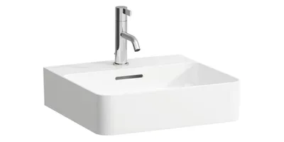 Obrázok produktu pre LAUFEN Umývadlo na ručné umývanie VAL 45 cm biele s povrchovou úpravou 8152814001041