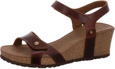 Produktbild von Panama Jack Damen Keilsandaletten Julia Clay 27760-39, 27760-40, 27760-41 PAN-JuliaClay cuero/bark 40 [Schuhe Frau]
