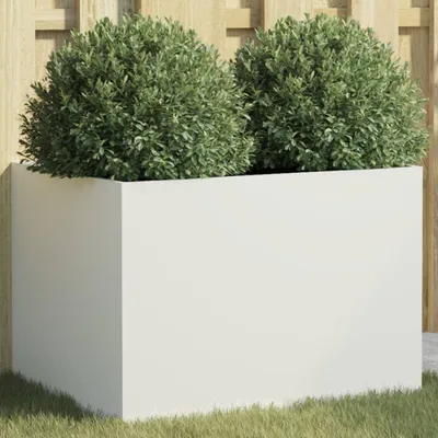 Obrázek produktu pro květináč bílý 62x47x46 cm ocelový