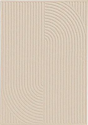 Immagine prodotto di benuta tappeto soggiorno Leo Crema 120x170 cm tappeto soggiorno rettangolare fantasia pelo corto soffice morbido