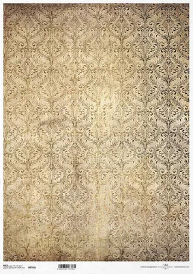 Obrázok produktu pre Ryžový papier na dekupáž A3 ITD-765L Damask