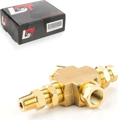 Produktbild von Adapter Verteiler Öltemperatur 1/8"-27 1/4"-18NPT für CITROEN PEUGEOT DACIA