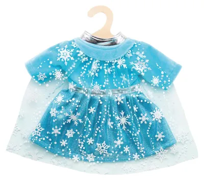 Immagine prodotto di Cappotto della bambola principessa dei ghiacci con mantello, taglia 35-45 cm