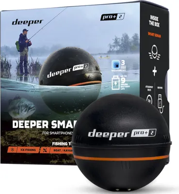 Produktbild von Deeper Smart Sonar PRO+ 2, 65 x 65 x 65 mm, Li-Ion