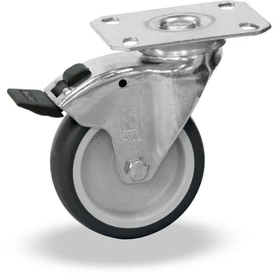 Produktbild von Fetra Transportgeräte Fetra Lenkrolle mit Feststeller 100 x 32 mm, 71615