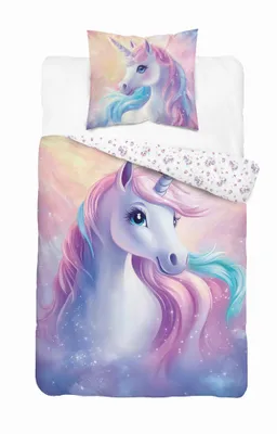 Obrázek produktu pro Bavlněné povlečení 160x200 dětský jednorožec