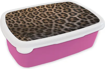 Produktbild von KitchenYeah® Lunchbox Brotzeit Brotdose 17x11 cm Panther Druck Kinder Brotzeitdose - Lunchpaket - Brotkasten  - Sandwich Box