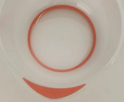 Immagine prodotto di Set di 3 ciotole per mescolare Excellent Houseware, polipropilene, 1,5/2/2,5 l, trasparente/rosso