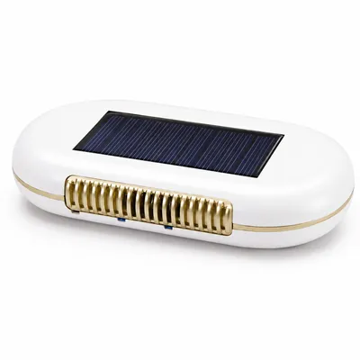 Produktbild von Solar Auto-Luftreiniger mit USB, Ozon & Ion Technologie, tragbar, filterfrei, geräuscharm gegen Rauch & Gerüche