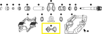 Image de Crankbrothers Pédale Wing aile, extérieur, double shot