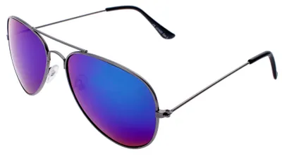 Produktbild von Piloten Brille verspiegelt Koenigsblau - Schwarz