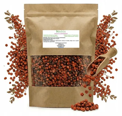 Produktbild von Getrocknete Ebereschenfrüchte 2000g - 2 x 1000g Packung - Für Tee & Aufgüsse