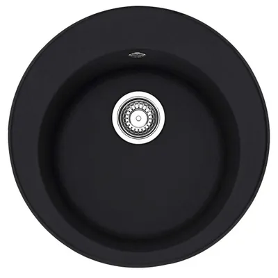 Immagine prodotto di Franke Smart Pamira lavello da incasso Fragranit vasca ROG 610-41 Nero Opaco Manopola rotante da 45 cm 114.0709.463