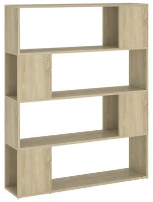 Obrázek produktu pro vidaXL Regálová knihovna Sonoma Oak 100x24x124 cm