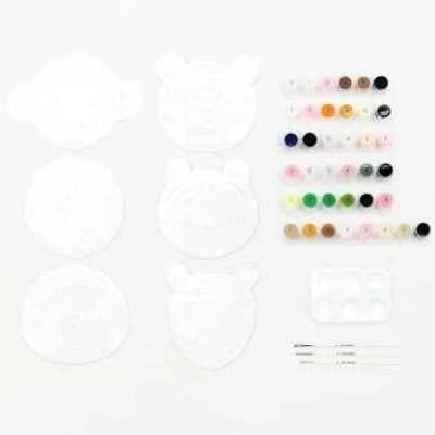 Produktbild von Malen Nach Zahlen Set of 6 friends, 6 Motive,100%