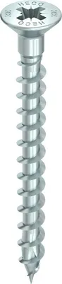 Productafbeelding van HECO-TOPIX-plus 4 x 45, zeskantkop + boorgat in de kop, Pozidriv met kopboorgat 2,4 mm, PZD-2, variabel volschroefdraad, A3K, 200 stuks