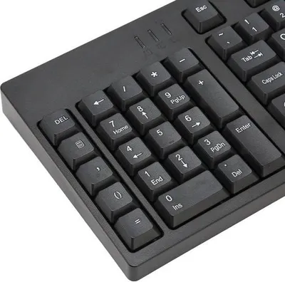 Obrázok produktu pre Ergonomická klávesnica pre ľavákov so 109 klávesmi a pripojením USB - Ergonomické rozloženie - Plug & Play - Pre firmy a dizajnérov.
