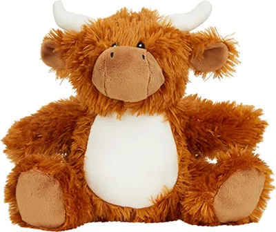 Produktbild von Mumbles MM060 | Mini-Häschen, Löwe, Giraffe, Einhorn und Eule Print Me - Farbe: Highland Cow Brown - Größe: One Size