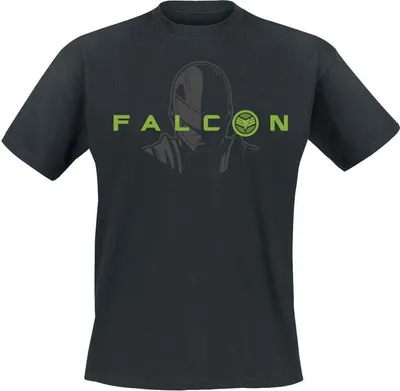 Produktbild von Captain America T-Shirt Herren Falcon schwarz S