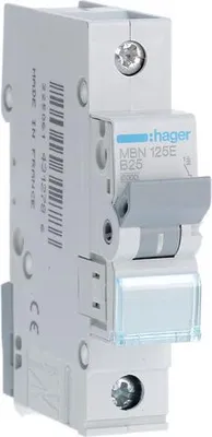 Immagine prodotto di Interruttore miniaturizzato, 6kA, caratteristica B, unipolare, 25A