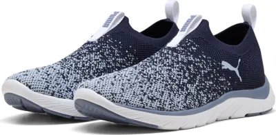 Produktbild von Puma Softride Premier Slip-On Strick-LaufschuheDamen 309834 18 Blau/Grau, Schuhgröße:40 EU