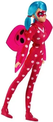 Immagine prodotto di Bambola, Miraculous Cosmobug, 26 cm, bambola snodabile, BANDAI, rosso bianco, dai 4 anni in su