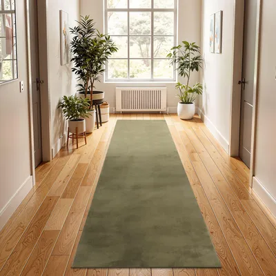 Produktbild von TT Home Wohnzimmer Teppich Hochflor Langflor Kunstfell Weich Modern Unifarben Flauschig Größe 80x150 cm