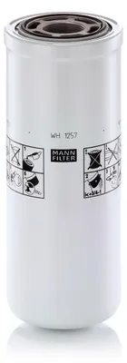 Obrázok produktu pre Originálny filter MANN-FILTER pre pracovnú hydrauliku WH 1257