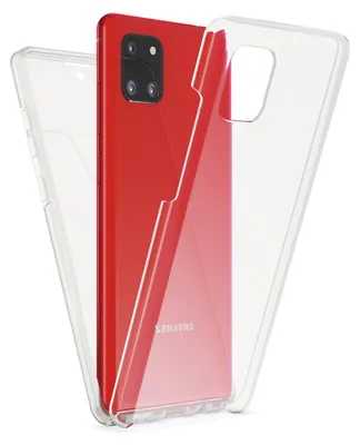 Produktbild von NALIA 360 Grad Handy Hülle für Samsung Galaxy Note 10 Lite, Full Cover Silikon