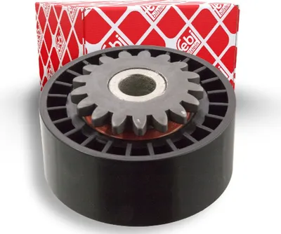 Produktbild von FEBI BILSTEIN 09789 Umlenkrolle Keilrippenriemen 57mm für RENAULT Clio III Schrägheck (BR0/1, CR0/1) TWINGO II (CN0) CLIO II (BB0/1/2, CB0/1/2)
