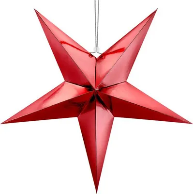 Immagine prodotto di Rote Papierstern 70cm (Decorazioni e oggetti per feste)